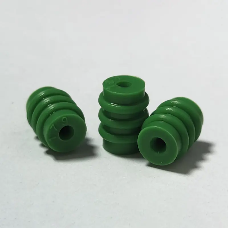 1,3 mm zelená silikónová zástrčka