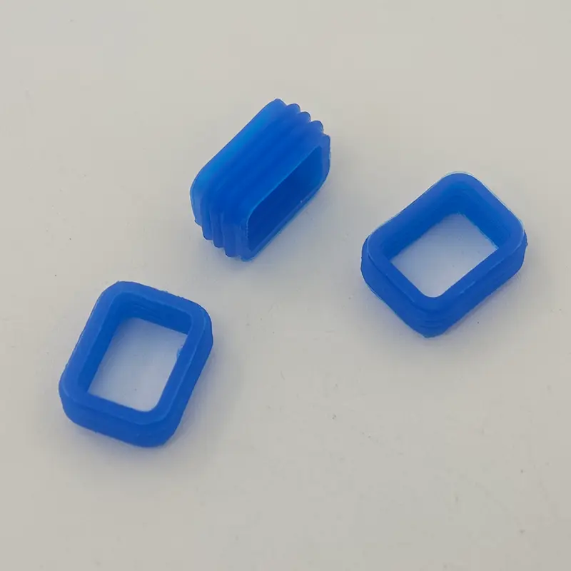 Blue trojcestné tesnenie silikónového gumového konektora